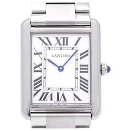 Cartier-Cartier Tank Solo LM Quartz Wristwatch-Silvery