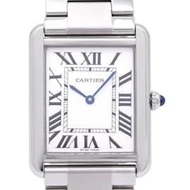 Cartier-Cartier Tank Solo LM Quartz Wristwatch-Silvery