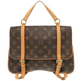 Louis Vuitton Monogram Brown Backpack Brown