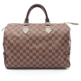 Louis Vuitton-Louis Vuitton Speedy 35 Damier Ebene Handbag-Brown