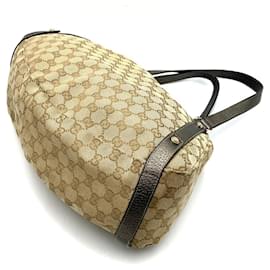 Gucci-Gucci Abbey GG Canvas Tote Bag-Beige