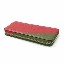 Louis Vuitton-Louis Vuitton Monogram Empreinte Long Wallet-Red
