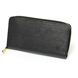Louis Vuitton-Louis Vuitton Epi Leather Long Wallet-Black