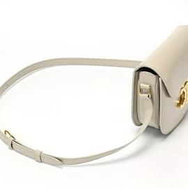 Céline-Celine Teen Besas Qu Triomphe Shoulder Bag-Grey