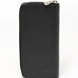 Louis Vuitton-Louis Vuitton Taiga Leather Long Wallet-Black