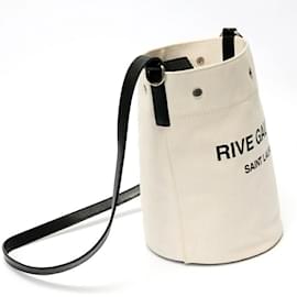 Saint Laurent-Saint Laurent Rive Gauche Shoulder Bag-Black