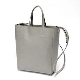 Céline-Celine Vertical Cabas Small Tote Bag-Grey