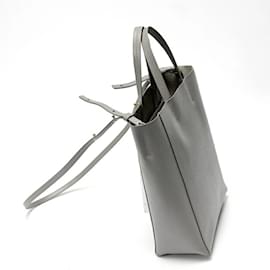 Céline-Celine Vertical Cabas Small Tote Bag-Grey
