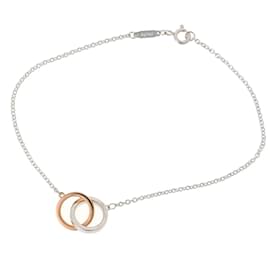 Tiffany & Co-Pulseira de Círculo Interligado Tiffany & Co. 1837-Prata,Dourado