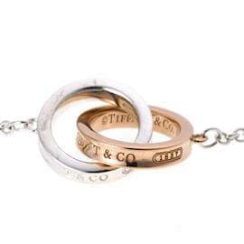 Tiffany & Co-Pulseira de Círculo Interligado Tiffany & Co. 1837-Prata,Dourado