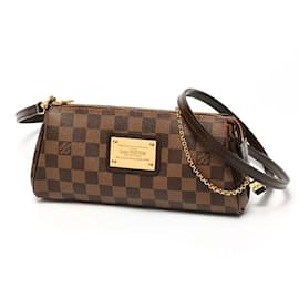 Louis Vuitton-Louis Vuitton Eva Shoulder Bag-Brown,Damier ebene