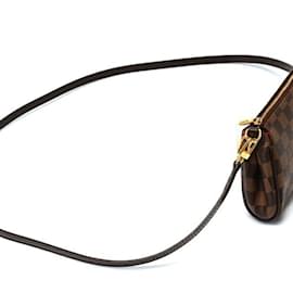 Louis Vuitton-Louis Vuitton Eva Shoulder Bag-Brown,Damier ebene