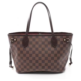 Louis Vuitton-Louis Vuitton Neverfull PM Damier Ebene Tote Bag-Brown