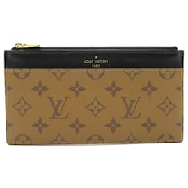 Louis Vuitton-Louis Vuitton Brown Long Wallet-Brown