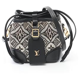 Louis Vuitton-Louis Vuitton Noe Purse SINCE1854 Shoulder Bag-Brown,Black,Cream