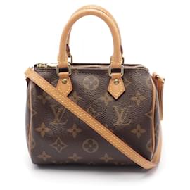 Louis Vuitton-Louis Vuitton Nano Speedy Shoulder Bag-Brown
