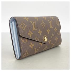 Louis Vuitton-Louis Vuitton Long Wallet Monogram Portefeuille Sarah NM-Brown