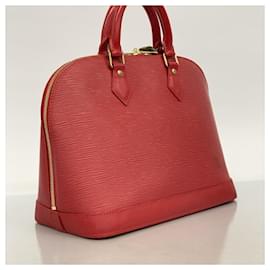 Louis Vuitton-Louis Vuitton Epi Alma Handbag-Red