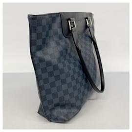 Louis Vuitton-Louis Vuitton Damier Cobalt Cabas Voyage Tote Bag-Black