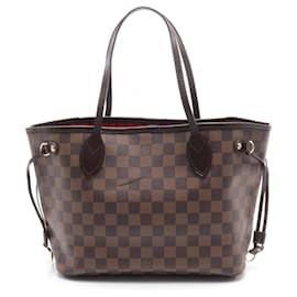 Louis Vuitton-Louis Vuitton Neverfull PM Damier Ebene Tote Bag-Brown