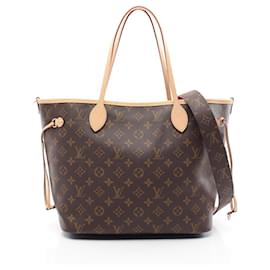 Louis Vuitton-Louis Vuitton Neverfull Inside Out MM Tote Bag-Brown,Red