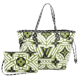 Louis Vuitton-Louis Vuitton Neverfull MM Tote Bag-Brown,Multiple colors