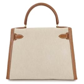 Hermès-Sac à main Hermes Kelly 28-Marron,Autre