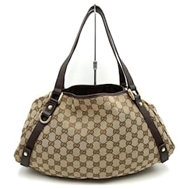 Gucci-Gucci Abbey Tote Bag-Brown,Beige