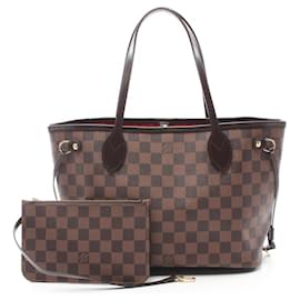 Louis Vuitton-Louis Vuitton Neverfull PM Damier Ebene Tote Bag-Brown