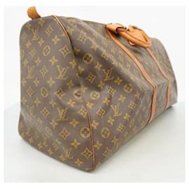 Louis Vuitton-Louis Vuitton Monogram Keepall 60 Boston Bag-Brown