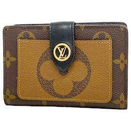 Louis Vuitton-Louis Vuitton Monogram Giant Reverse Wallet-Brown