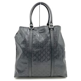 Gucci GG Imprimé Black Tote Bag Black
