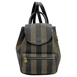 Fendi-Fendi Pequin Mini Daypack-Brown