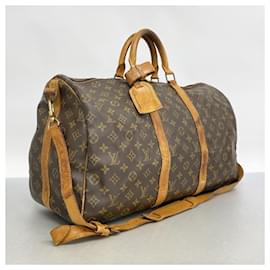 Louis Vuitton-Louis Vuitton Monogram Keepall Bandouliere 50-Brown