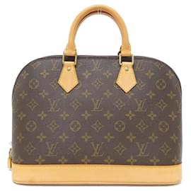 Louis Vuitton-Louis Vuitton Monogram Alma PM Handbag-Brown,Monogram