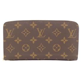Louis Vuitton-Louis Vuitton Monogram Zippy Wallet-Brown,Pink,Monogram