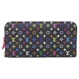 Louis Vuitton-Louis Vuitton Multicolor Portefeuille Ansolite M93754 Wallet-Black,Red