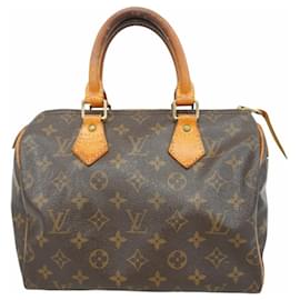 Louis Vuitton-Louis Vuitton Monogram Speedy 25 Handbag-Brown
