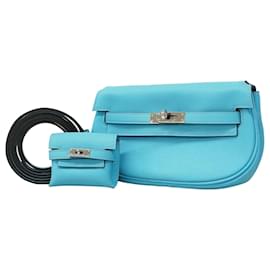 Hermès-Sac à main Hermes Kelly Move en Celeste-Bleu clair