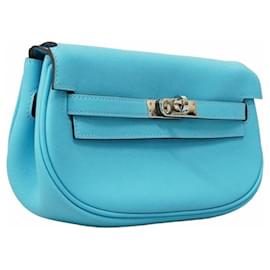 Hermès-Sac à main Hermes Kelly Move en Celeste-Bleu clair