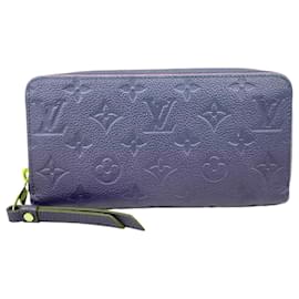 Louis Vuitton-Louis Vuitton Long Wallet Monogram Empreinte Zippy M62121-Red