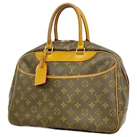 Louis Vuitton-Louis Vuitton Monogram Deauville Handbag-Brown