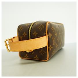 Louis Vuitton-Louis Vuitton Monogram Locker Top Kit Handbag-Brown