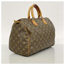 Louis Vuitton-Louis Vuitton Monogram Speedy 30 Handbag-Brown