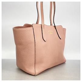 Gucci-Gucci Swing Tote Bag-Pink