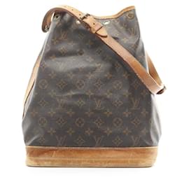 Louis Vuitton-Louis Vuitton Noe Shoulder Bag-Brown,Monogram