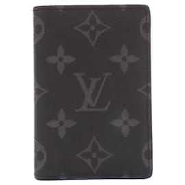 Louis Vuitton-Louis Vuitton Monogram Eclipse Business Card Case-Black