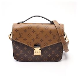 Louis Vuitton-Louis Vuitton Metis MM Pochette Handbag-Brown,Black