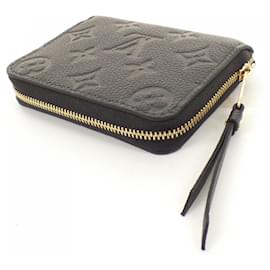 Louis Vuitton-Louis Vuitton Monogram Empreinte Zippy Coin Purse-Black