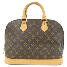 Louis Vuitton-Louis Vuitton Monogram Alma PM Handbag-Brown,Monogram